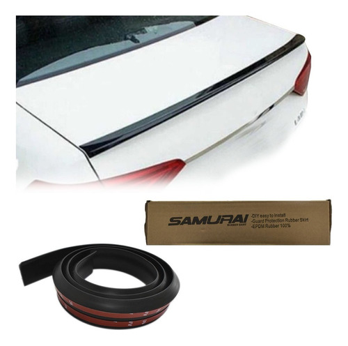 Spoiler Aleron Universal Recortable Flexible Cajuela 1 M