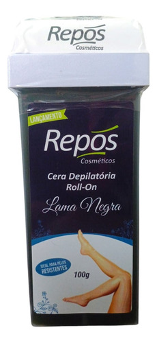 Repos Cera Depilatória Roll-on Lama Negra 100g