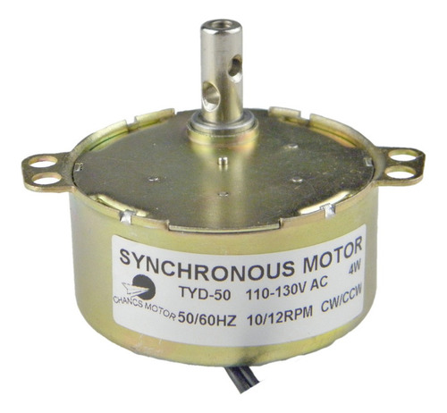 Motor Síncrono Chancs Tyc-50 10/12 Rpm Cw/ccw 110 V Ac