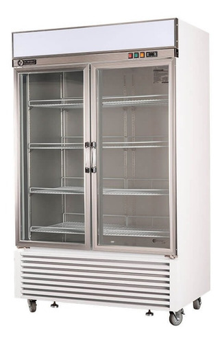 Freezer Vertical 2 Puertas Vidrio De Francesco Italy 980 Lts