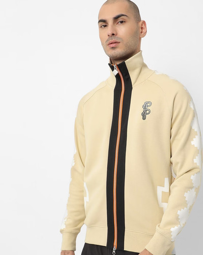 Chaqueta Puma Pronounce Geometric Print Zip-front Track 