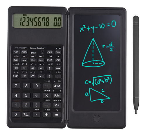 Cuaderno De Escritura A Mano Y Calculadora Lcd Con Pantalla