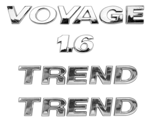 Emblemas Voyage 1.6 Trend 2009 2010 2011 2012 G5