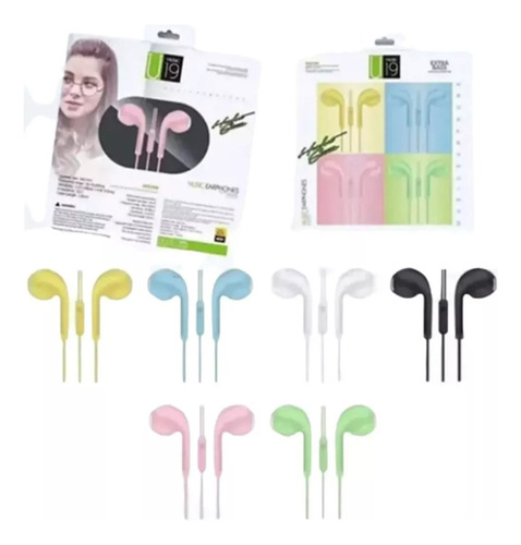 Auriculares Jack Spica 3.5mm Varios Colores Febo