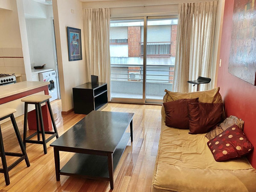 Moderno Departamento De 2 Amb. Amoblado En El Corazón De Las Cañitas.