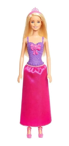 Barbie Princesa Mattel Original 30cm Pelo Largo Vestido Goma