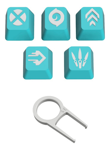 Set 5 Keycaps Jett Habilidades Valorant