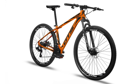 Bicicleta Aro 29 Quadro Em Alumínio 24 Marchas Freio A Disco Cor Gts Rdx - Laranja/preto Tamanho Do Quadro 19