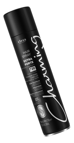 Fixador De Cabelo Extra Forte 72h Charming 400ml - Cless