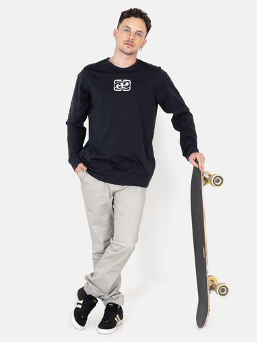 Polera Ml Logo Vintage Negro Hombre Maui And Sons