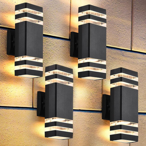 ~? Dastor 4 Pack Luces De Pared Para Exteriores, Moderno Sop