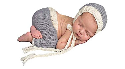 Bebé Recién Nacido / Boy Crochet Knit Costume Photography Pr