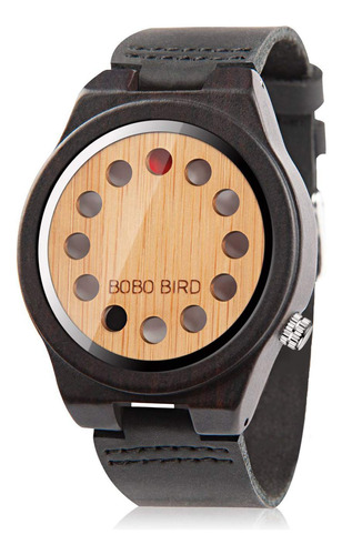 Bobo Bird - Reloj De Madera De Bambu Para Hombre Con Correa 