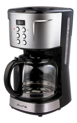 Cafetera Smart-Tek Steel Series CM220 automática acero inoxidable de filtro 220V