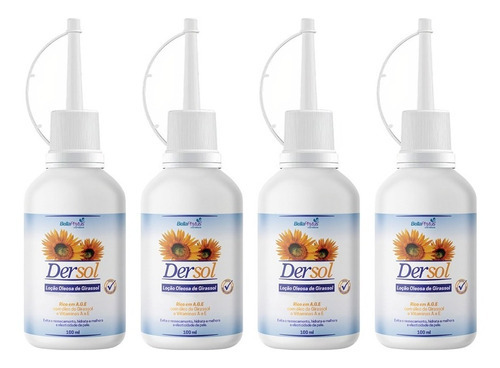 Kit 4 Óleo De Girassol A.g.e Anti Escaras - 100ml Tipo de embalagem Todas