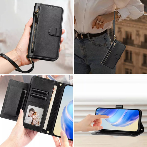 Funda Protectora De Cuero Tipo Cartera Para Infinix Smart 9 8pro