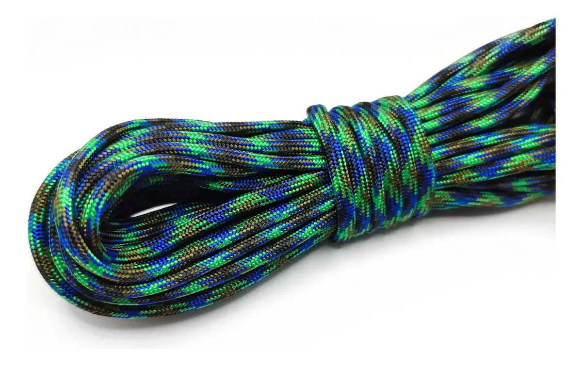 Corda multiúso Paracord Esportes e Aventura Paracord 550 camaleão