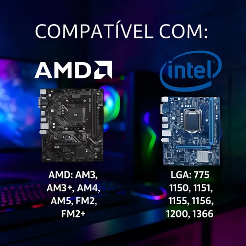 Cooler Cpu Ar Revenger G-vr343 Rgb Intel Lga 115x 2011 1700 Am4