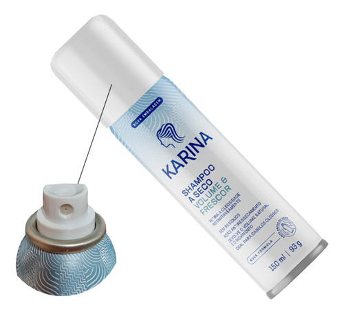 Karina Shampoo A Seco Volume & Frescor 150ml