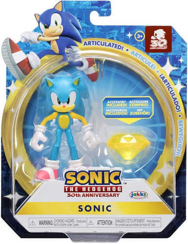 Figura Sonic The Hedgehog 30th Anniversary 10 Cm