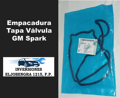 Empacadura Tapa Válvula Chevrolet Spark 