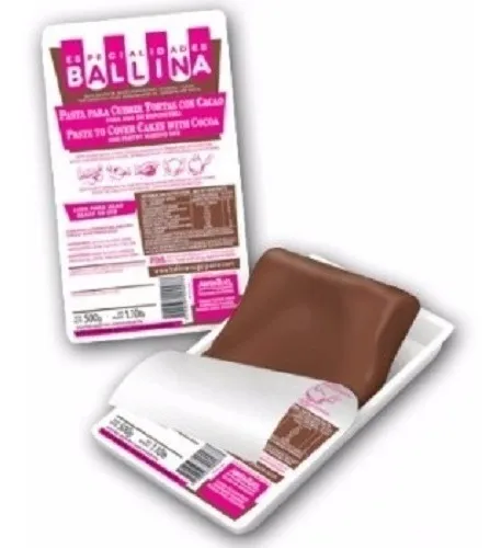 comprar Pasta Para Cubrir Tortas Con Cacao Ballina 500 Grs