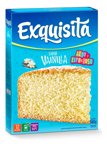 Bizcochos  Vainilla 540 Gr Exquisita Bizcochuelos