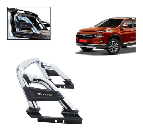 Santo Antônio Fiat Toro 16 A 2019 2020 2021 2022 Cromado 