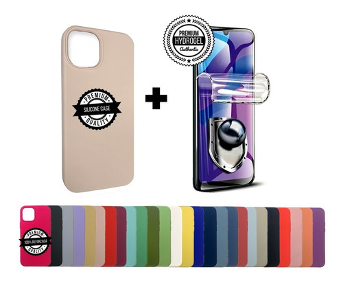 Case Protector + Hidrogel - Para iPhone 14 / Pro / Max Plus 