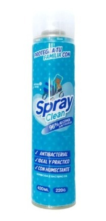 Antibacterial Spray Clean 96% Alcohol Antivirus 420ml 