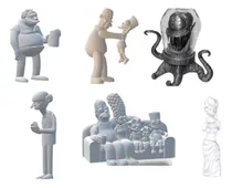 Comprar Los Simpsons Set De Figuras Archivo Stl Impresion3d 