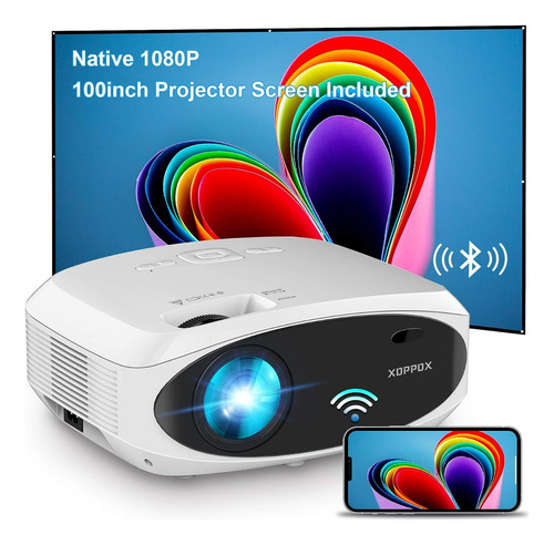 Videobeam Xoppox Wifi Bluetooth Fhd Con Lona 100 