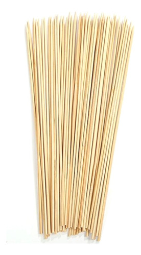 270 Palitos Brochette 20cm Ø3mm Madera Gastronomia Artesania