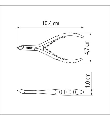 Mj Tramontina Professional Alicate Cutículas Autoclave Aço