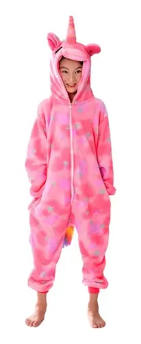 Bella Pijama Disfraz Unicornio Polar Enterito Mujer Niñas