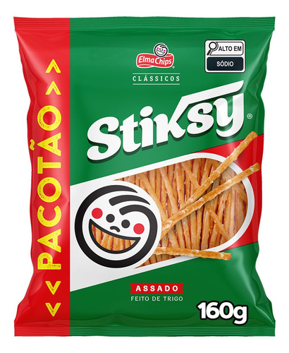 Palitinho Salgado Elma Chips Stiksy 160G