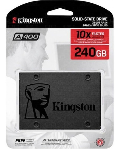 Ssd 240 Gb Kingston  A400 Sata Pc Notebooks - La Plata