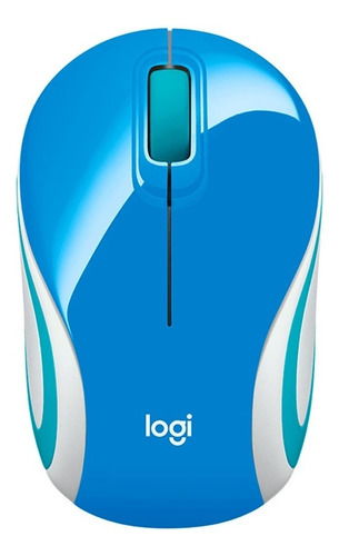 Mouse Logitech M187 Mini Mouse Usb Inalámbrico - Azul