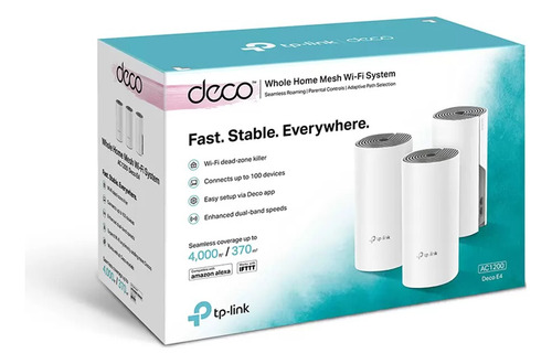 Tp-link Deco M4 (3-pack) Sistema En Malla Wi-fi Ac1200