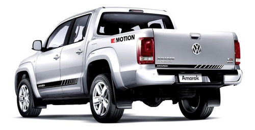 Kit Adesivos Amarok Faixa Lateral Traseira 4motion Ama124