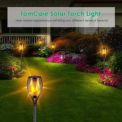 Jja Solar Lights 99 Led Flame Parpadeante Antorchas Sola