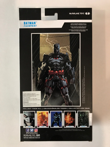 Batman Flashpoint Con Mascara Dc Multiverse Mcfarlane Figura (Usado)