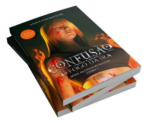 Confusão: O Fogo Da Ira, De Yanna Vasconcelos. Editora Novo Século, Capa Mole Em Português