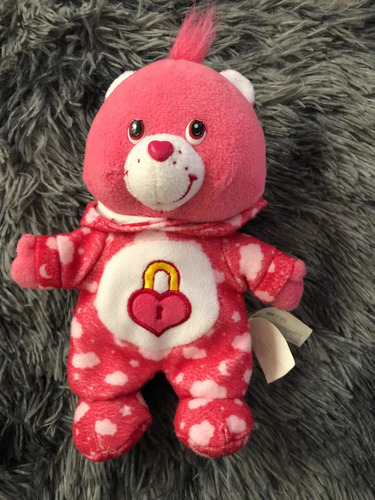 Osito Cariñosito 20 Cm Aprox Secret Bear Rojo Vintage