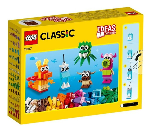 Lego Classic Monstruos Creativos Construccion 140 Piezas