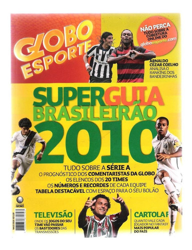 Revista Globo Esporte - Guia Do Brasileirão De 2010