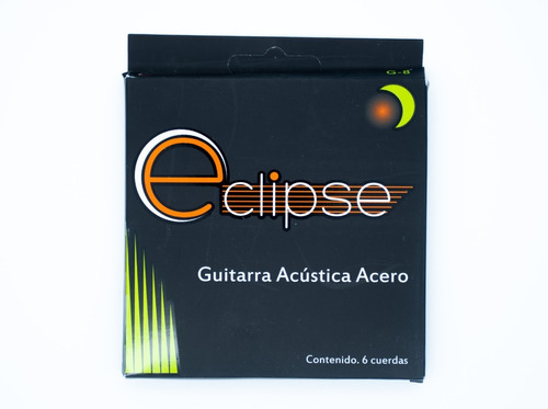 Cuerdas Para Guitarra Acustica Acero Marca Eclipse