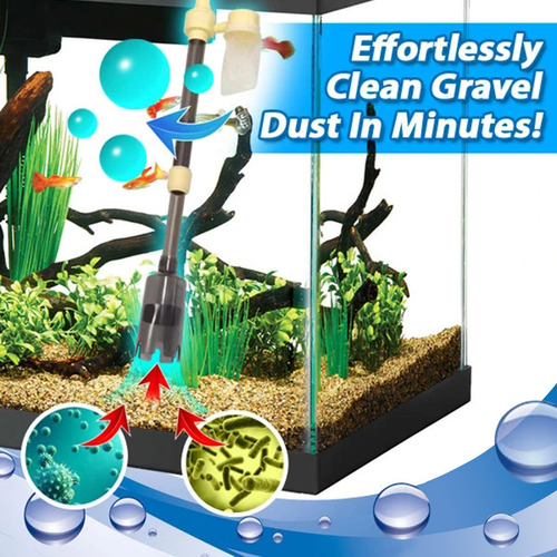 Limpiador Automático De Grava Para Acuarios Z Liquiclean Fis