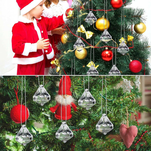 D A 80 Piezas De Diamantes De Cristal For El Árbol De