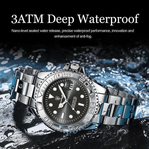 Relógio Masculino De Luxo Poedagar Business Waterproof Lumin